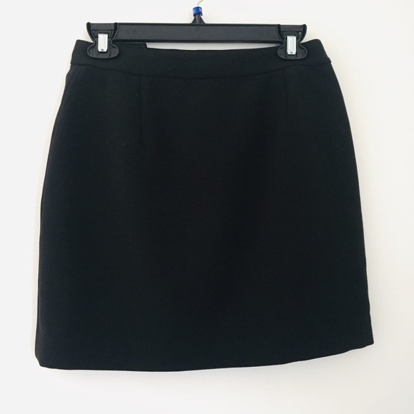 BANANA REPUBLIC Black Skirt Asymmetrical Zipper Size 0 - Picture 7 of 7